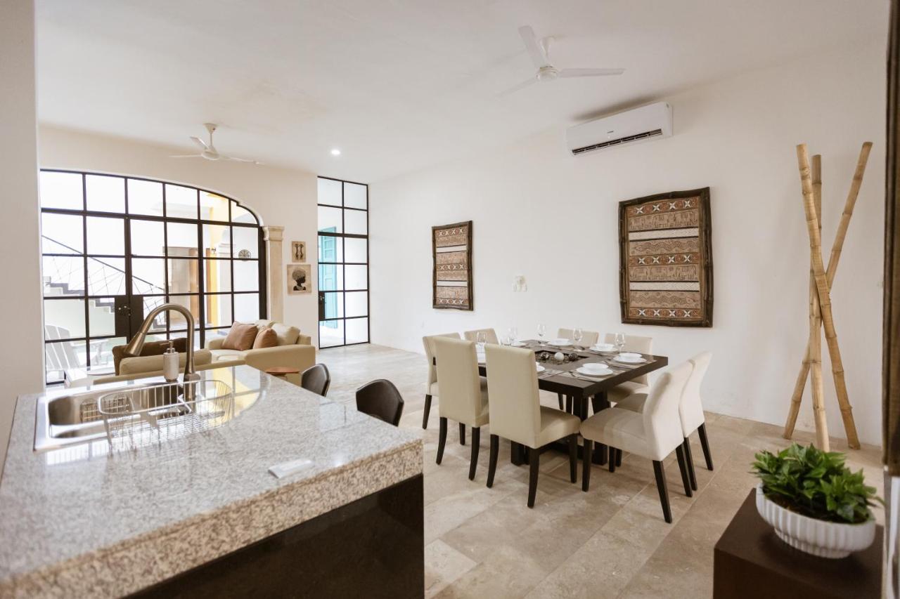 Casa Ubicada En El Corazon De Merida, Ac Y Piscina! ภายนอก รูปภาพ