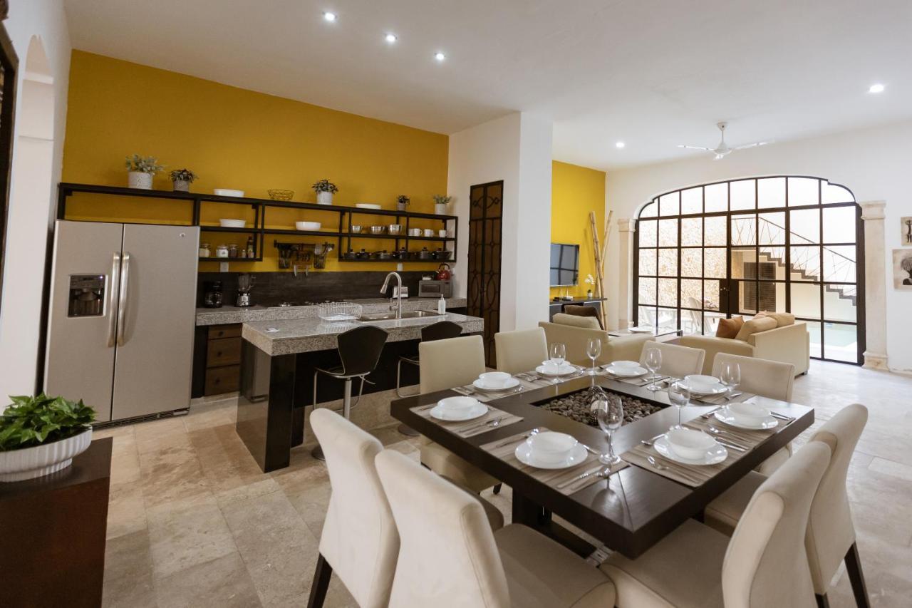 Casa Ubicada En El Corazon De Merida, Ac Y Piscina! ภายนอก รูปภาพ